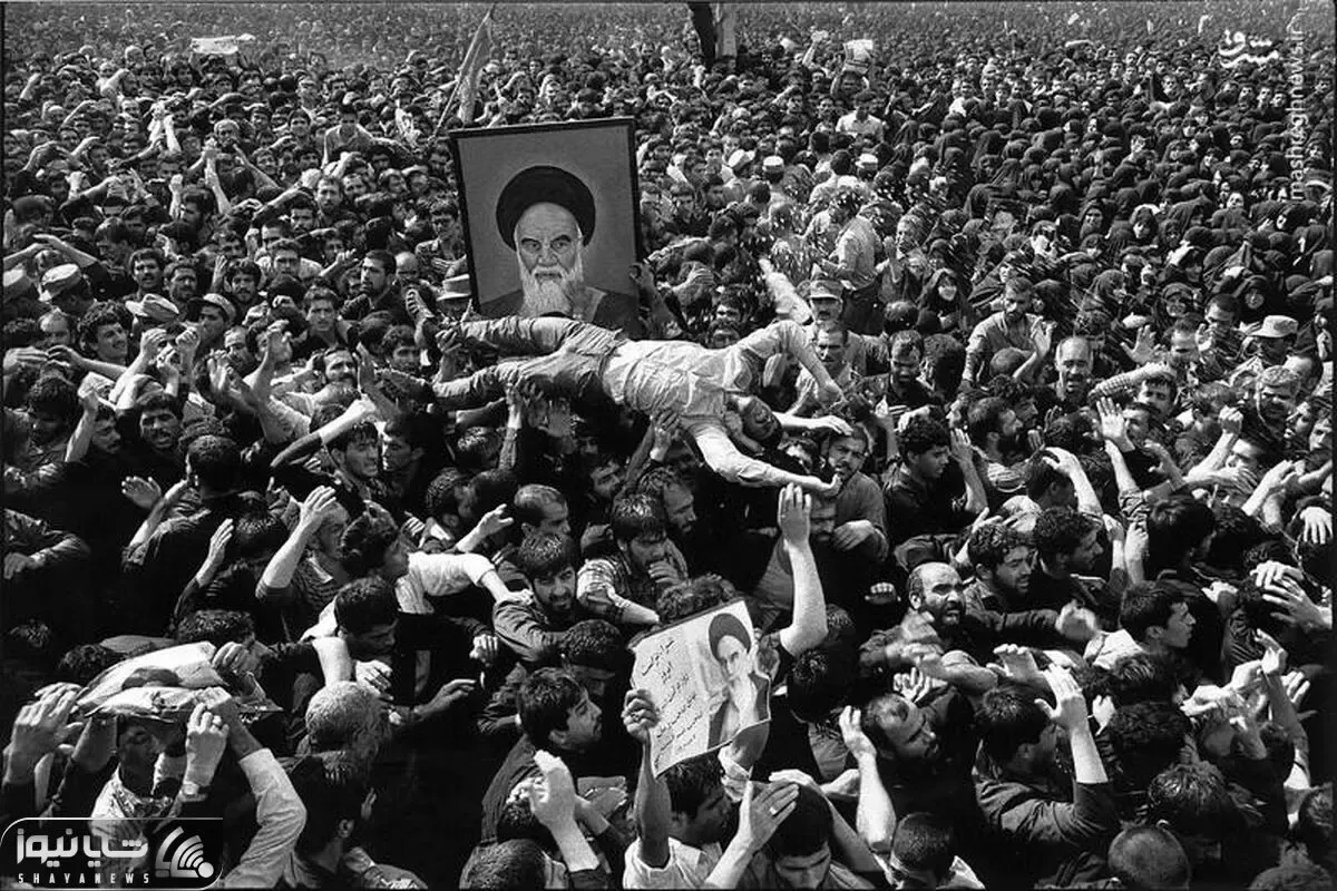 تصاویر سانسور شده از تشییع ده میلیون نفری پیکر مطهر امام خمینی (ره) سال 1368