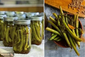 طرز تهیه ترشی لوبیا سبز / یه کنار غذای عالی که حسابی ترد و خوش طعم میشه
