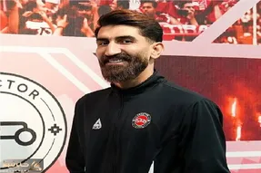 تحسین شجاع بعد از بازی با الشرطه توسط بیرانوند