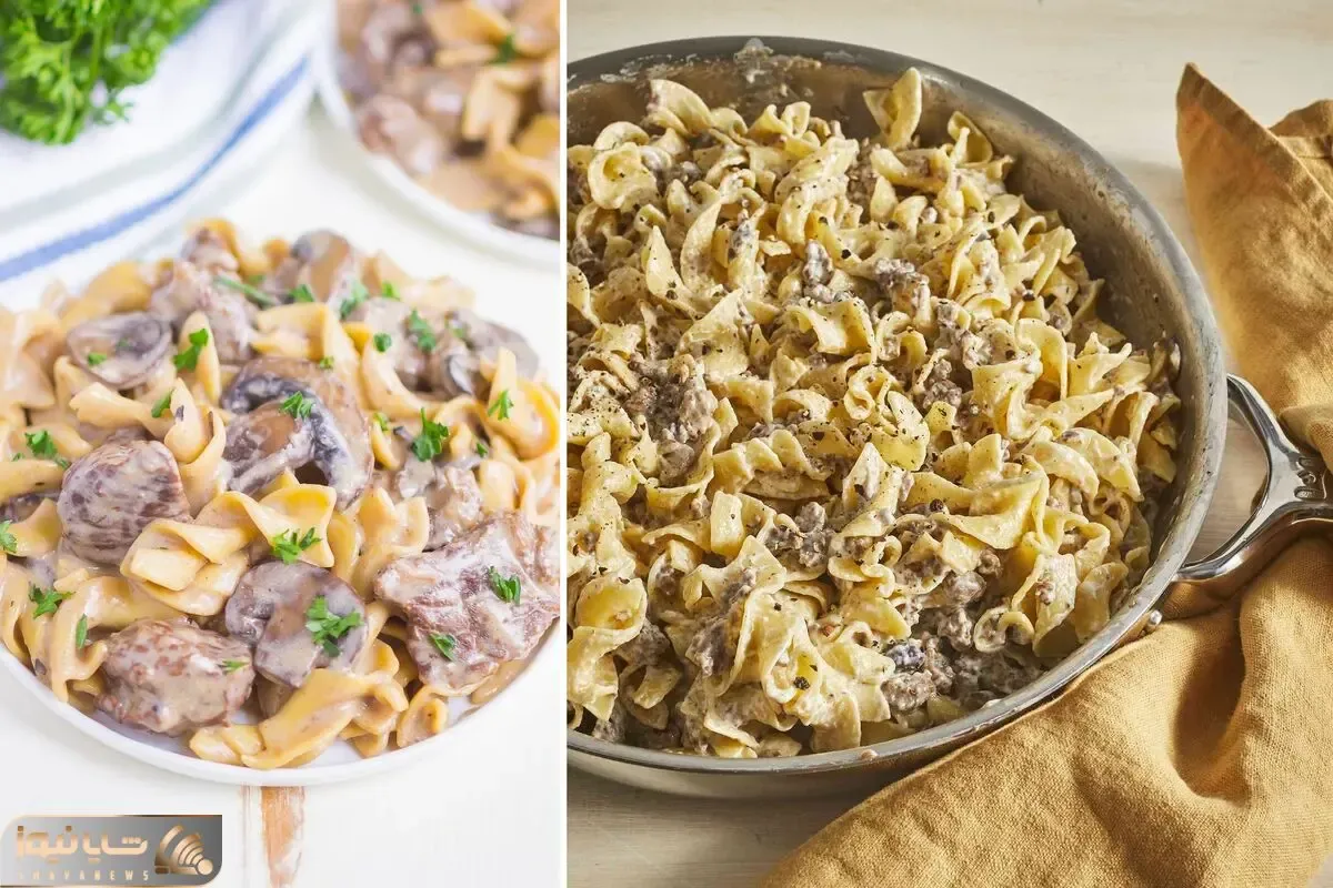 طرز تهیه یه بیف استراگانوف ویژه اونم تو بیست دقیقه؛ اصلا شام  خارجکی طووورش خوبه
