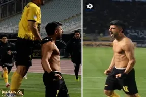 (عکس) شادی گل زشت زکی پور به پرسپولیس چگونه بود؟