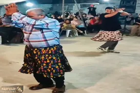 آواز محلی؛ مردا با دامن چین چینی زلزله ای لرزوندن فیلمبردار جا میمونه انقد سریعن
