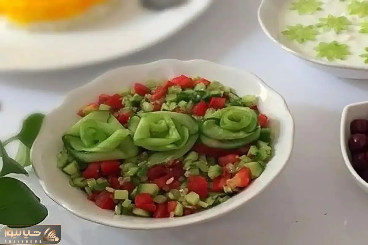 آموزش آشپزی؛ ادویه ها و چاشنی های سالاد شیرازی