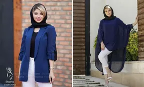 به مانتوی سرمه ای شال یا روسری چه رنگی میاد؟