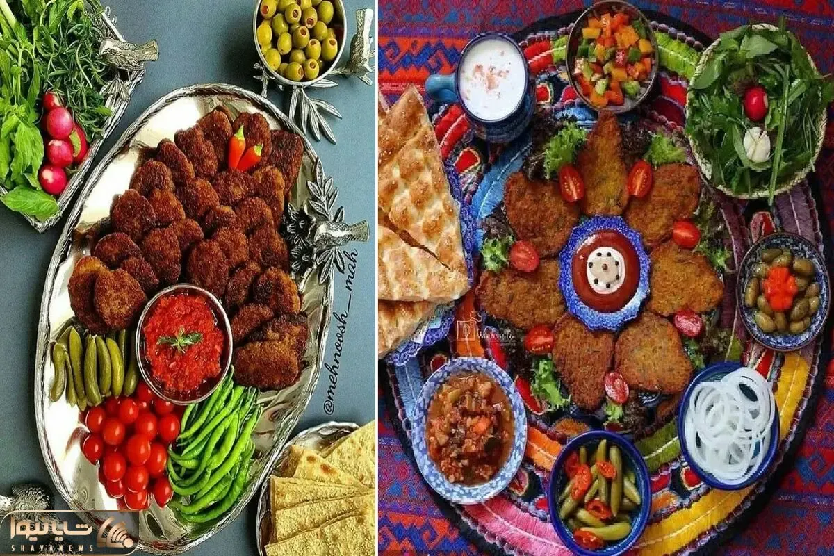انواع تزیین کتلت؛ مدل های اشتها برانگیز فقط با 2-3 قلم خوشمزه جات که تو یخچال همه هست