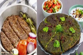 کدبانو جون از الان به فکر ناهار و شام فردات باش؛ پیشنهادم کوکو و کباب تابه ای اَعلاس