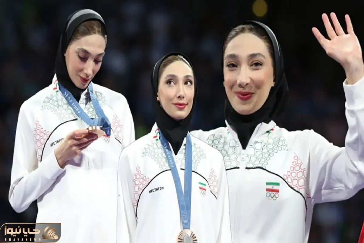 مبینا نعمت‌زاده با هودی آمریکایی کنار میباخ آلمانی