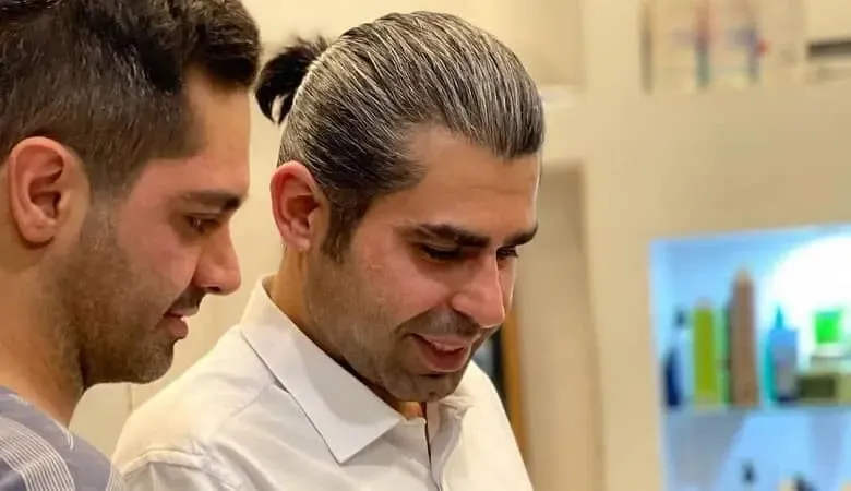 عکس جالب امیر نوری و امیر محمد متقیان