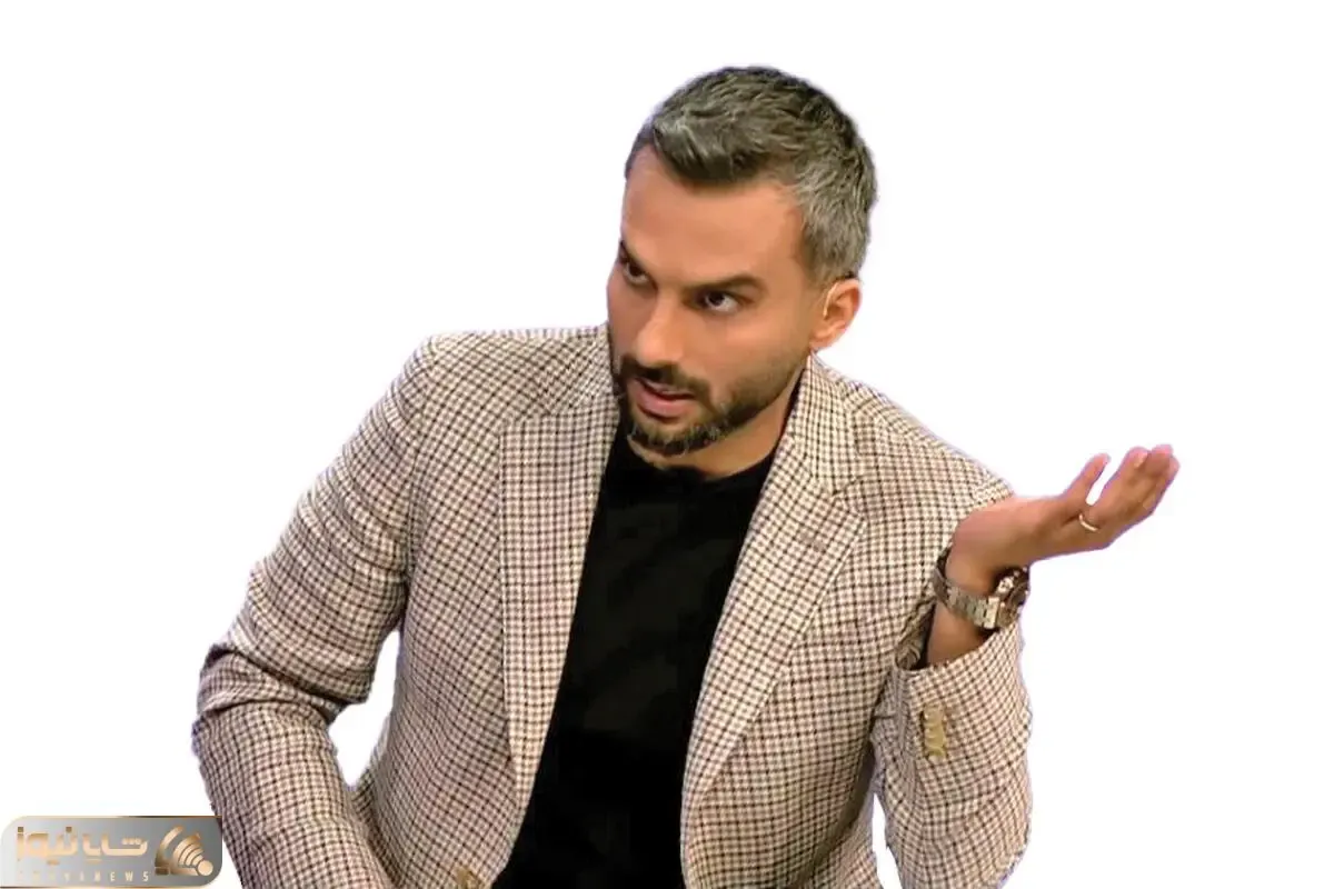مهمان میثاقی وسط برنامه زنده مسی رو به یه چیز منشوری تشبیه کرد