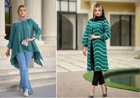 بهار با مانتو سبز تیپ بزن؛ خوشگل خانوم اگه مانتوشُ نداری با اکسسوری هاش خااااص شو