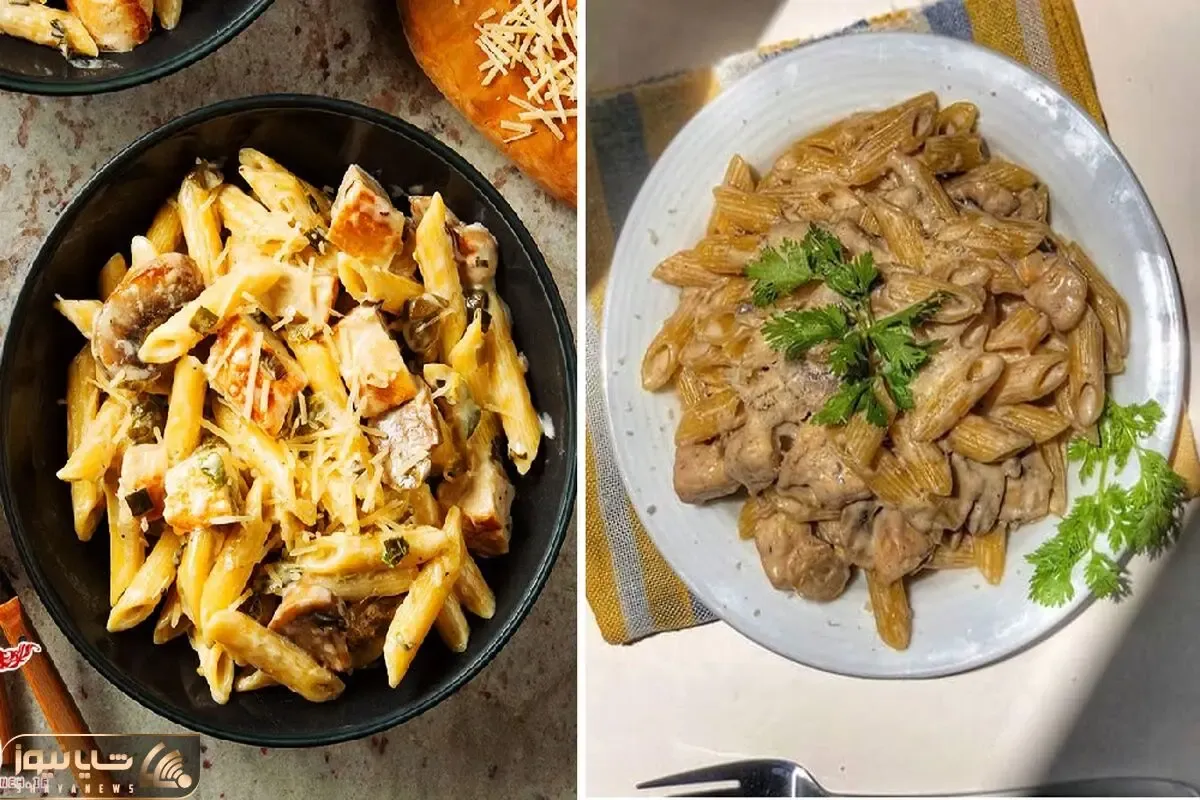 طرز تهیه پاستا با سس مرغ و پیازچه / یه ترکیب برنده برای ناهار امروز