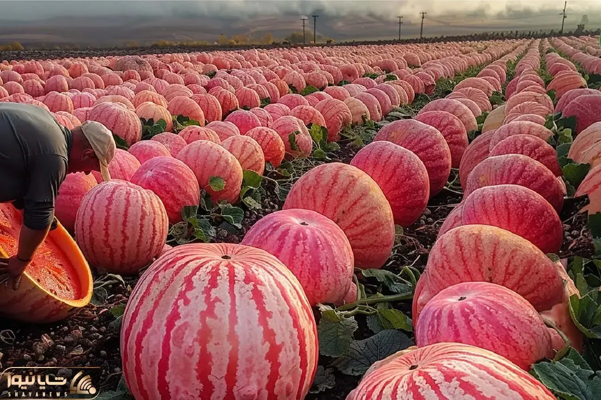 کشاورزی نوین؛ با تجهیزات به روز کدو تنبل کاشتن صورتی اندازه فرقون با دست حمل نمیشه