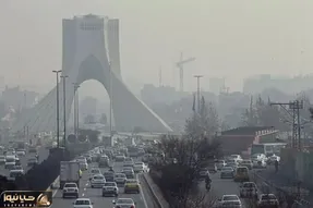 هوای تهران در وضعیت نارنجی و آلوده است