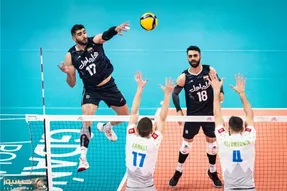 خلاصه بازی والیبال ایران-اسلوونی جمعه 17 تیر