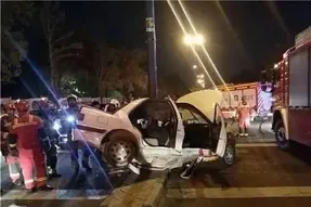 پرونده قضایی برای حادثه برخورد خودرو با شهروندان در بلوار وکیل‌آباد مشهد + جزئیات