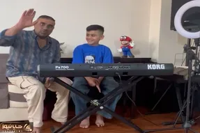 آواز شاد؛ پسره یک دهم نصرالله رادش سن داره زن زیبا ویگن مینوازه از استاد بهتر