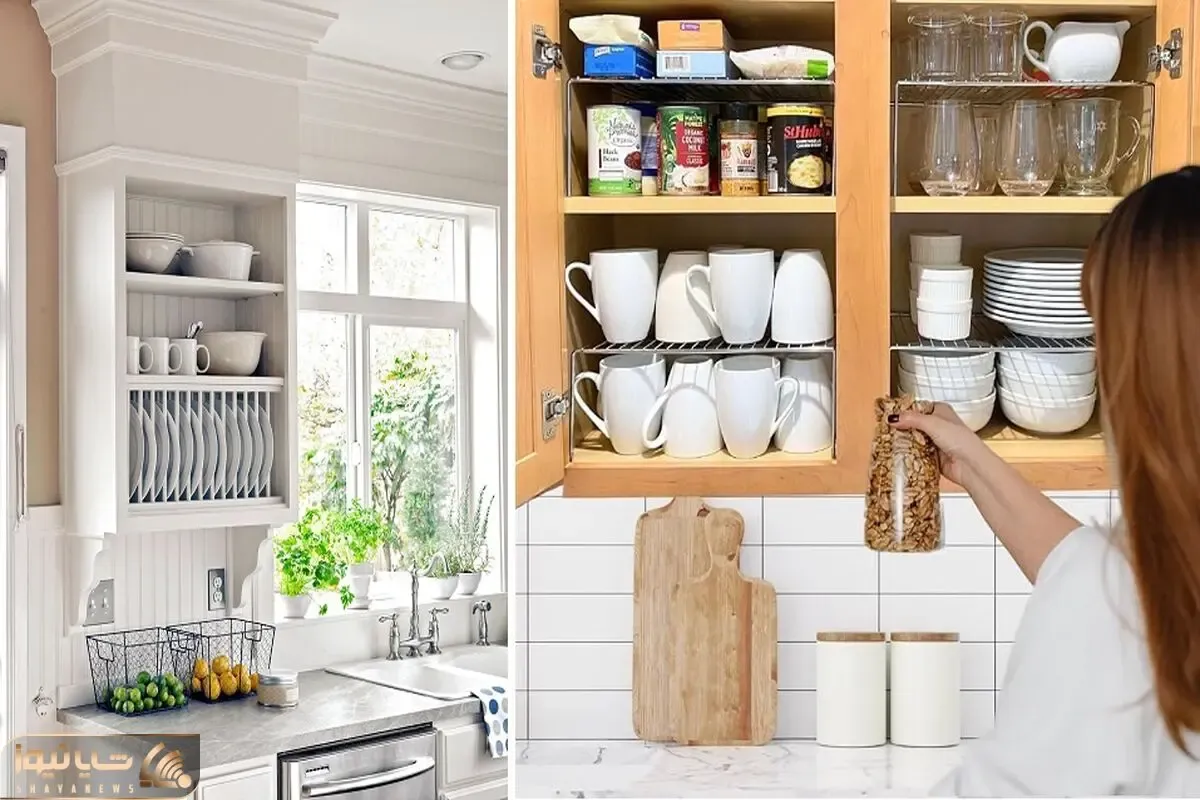 تمیز کردن کابینت با مواد طبیعی + راهنمای چیدمان اصولی و سریع کابینت ها