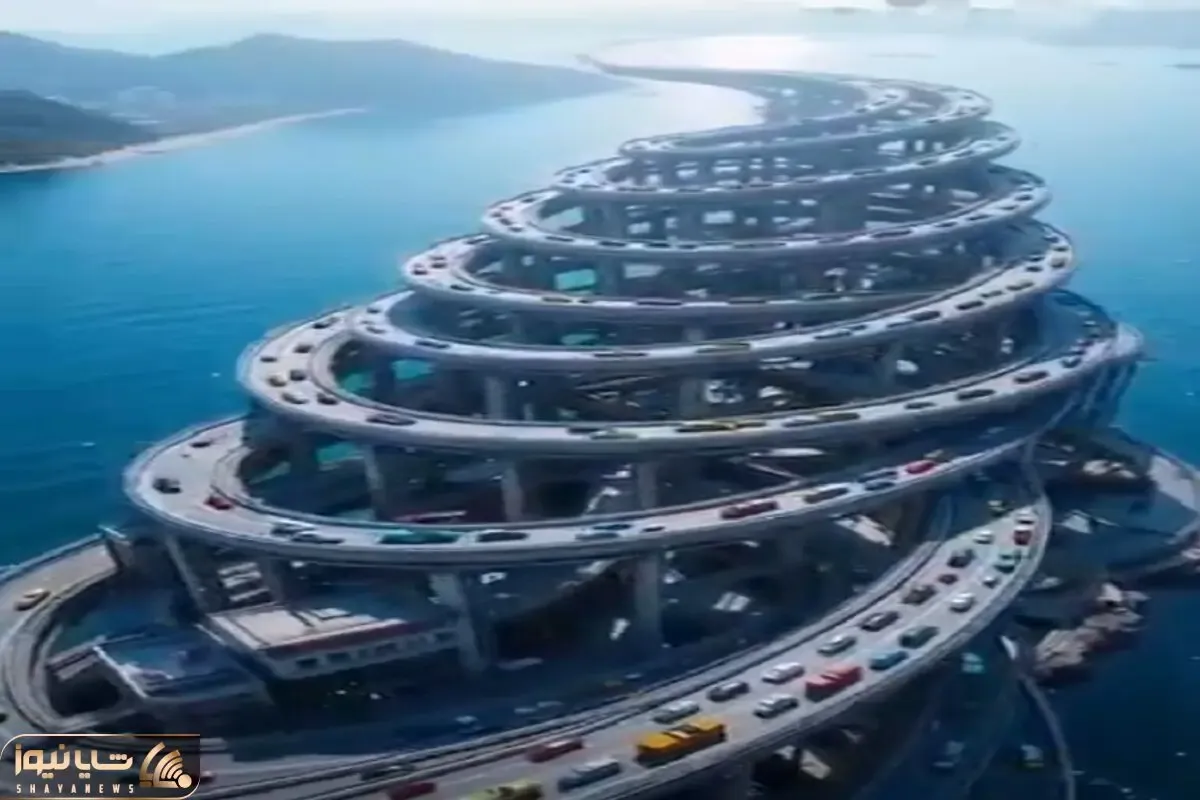معماری خلاقانه؛ پل ساختن عین رشته های نودل پیچ در پیچ مهندس فیزیک میخواد رانندگی توش