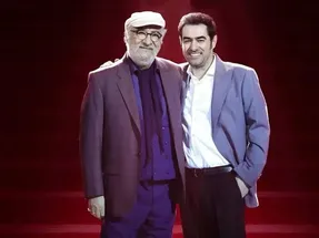شهاب حسینی و داریوش ارجمند در کنار پسرانشان