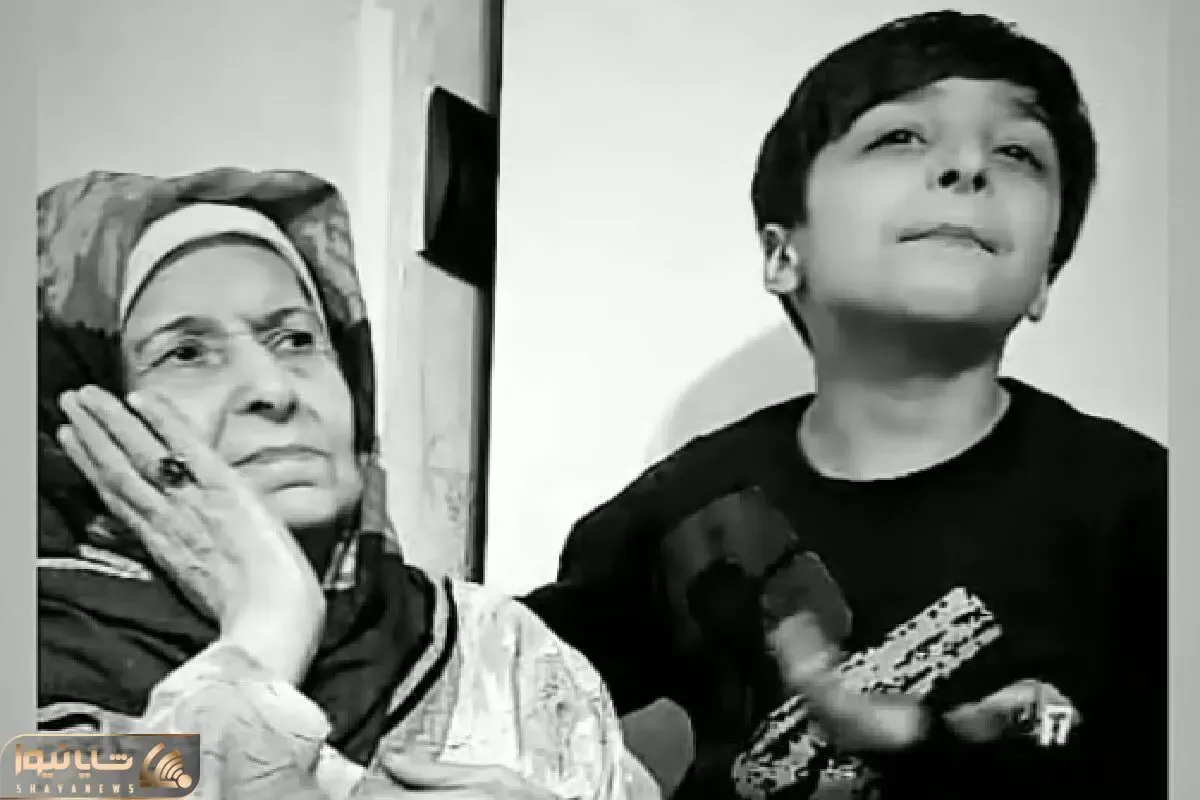 آواز احساسی؛ پسرک فسقلی برای مادربزرگش چه عاشقانه میخونه فقط بوسیدنش ننه بزرگ کیف کرد
