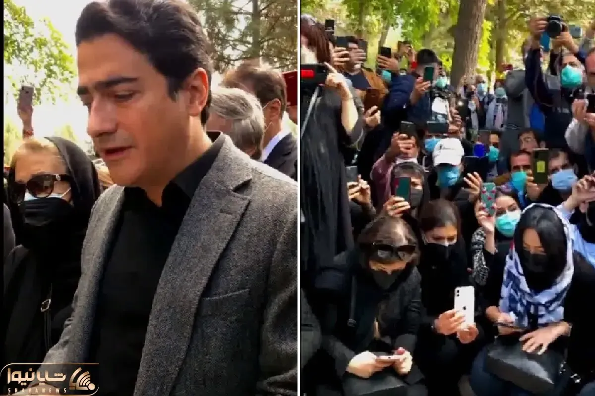 آواز ماندگار؛ همایون شجریان سرمزار پدرش تو جمعیت با اشک و بغض آهنگ آسمان عشق رو خوند