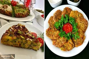 طرز تهیه کوکوی مخلوط با بهترین دستور / این کوکو از تردی و خوشمزگی نظیر نداره