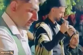 آواز پرطمطراق؛ تو عروسی وحید طاهری آهنگ خوند ترامپ تو دی کوتا بیا