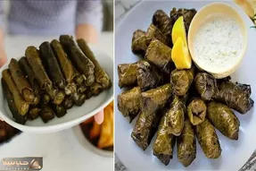 طرز تهیه دلمه برگ مو تبریزی / اینجوری درست کنید همه دستورش رو میخوان