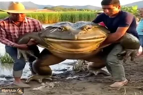 معماری طبیعت؛ قورباغه ای که کل ماهی های دریاچه رو خورده رو میخوان تبعید کنن ولی...