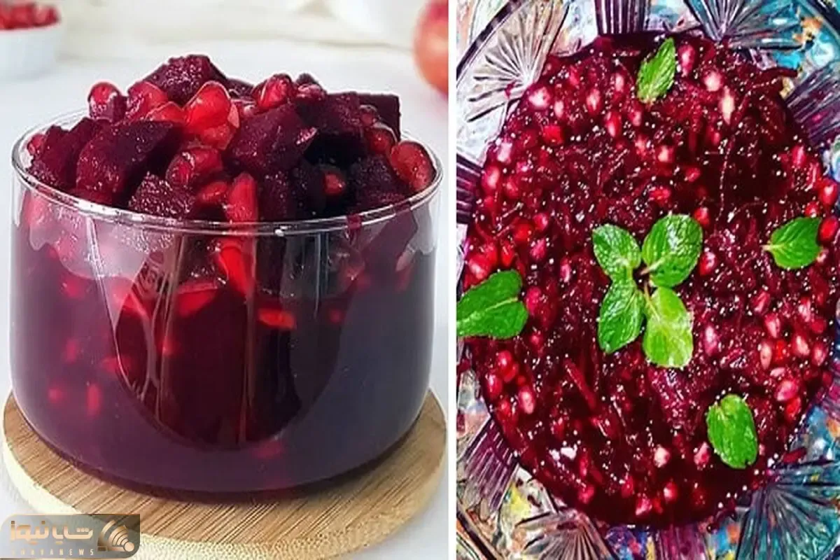 طرز تهیه ترشی لبو و انار / به سریع ترین روش ممکن یه ترشی عالی درست کن