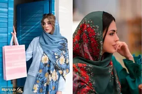 این رنگ و طرح شال برای بهار و تابستون یه چیز دیگه است؛ اکسسوری های ترند استفاده کنید