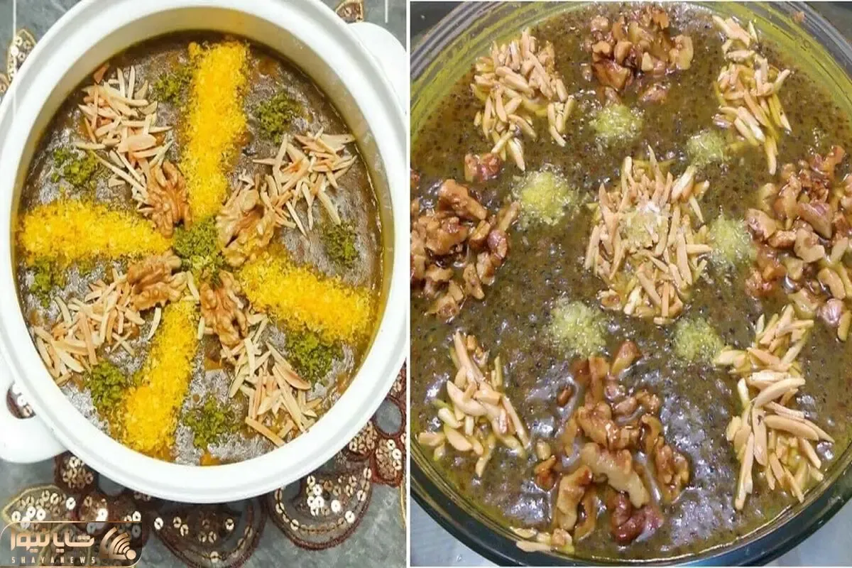 طرز تهیه حلوای هفت تخم جهرم / یه دسر مقوی و خوشمزه با بهترین دستور