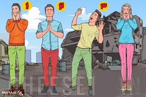 هوش تصویری؛ اگه فکرمیکنی زدی رو دست هرچی باهوشه بگو کدوم از این آقاها شوهر خانمست؟