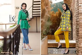 اگه از مانتو های تیره و خنثی خسته شدی بزن تو کار رنگی رنگیا؛ معرفی چنتا ترکیب رنگی جذاب
