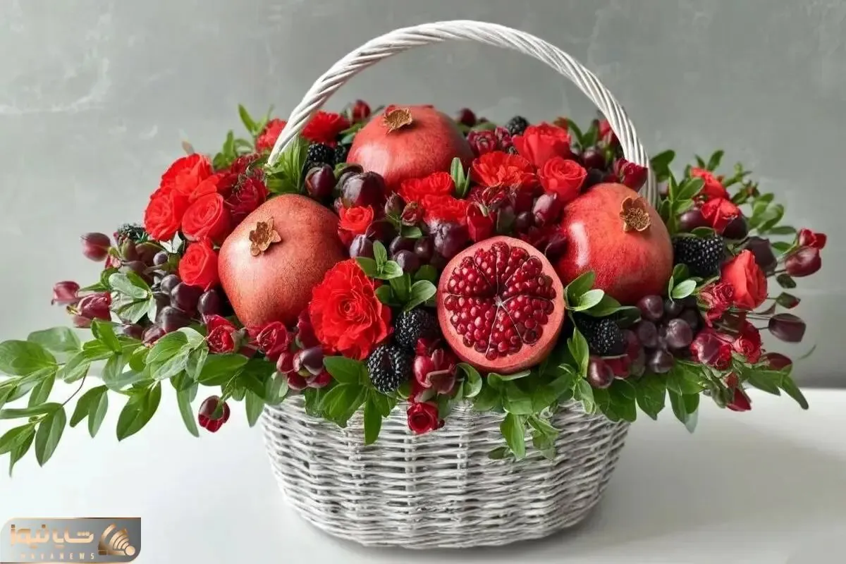 ایده های خلاقانه؛ تزئین دیس میوه برای یلدا