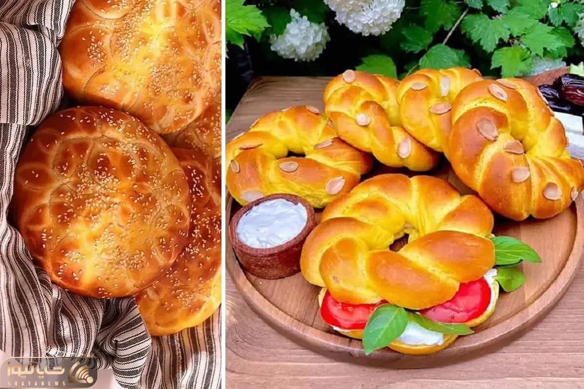 طرز تهیه نون شیرمال به ساده ترین روش / بافت لطیف و طعم عالی نون خونگی
