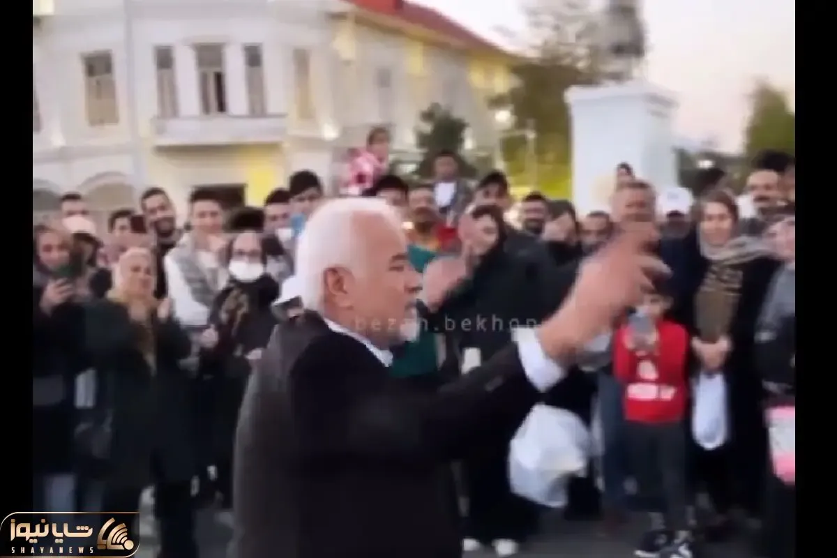 آواز خیابانی؛ ببینید این آقای ریش پروفسوری چه رقص محلی میره فقط آهنگ رشتی خوندنش!