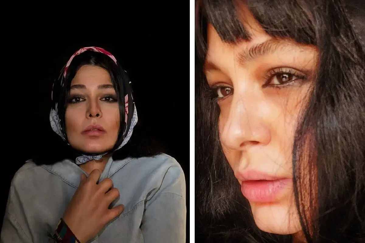 عکس سانیا سالاری با مو های چتری و چهره ای خواب آلود!