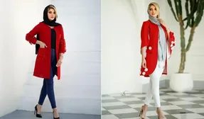 مانتوی قرمزُ با شلوار چه رنگی ست کنیم؟