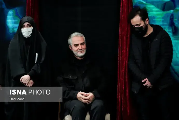 تندیس سردار قاسم سلیمانی در برج میلاد رونمایی شد