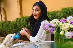 خانم بازیگر شُل حجاب با این چهره ملوس سگ باز است! +عکس
