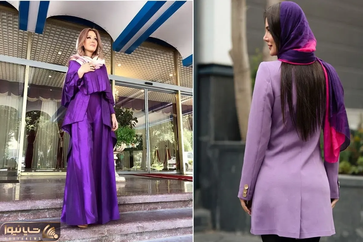 معرفی شیک ترین استایل های اسپرت و مجلسی مانتو بنفش؛ میتونی مثل یاقوت بدرخشی!