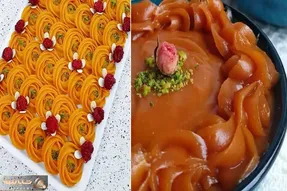 حلوای زعفرونی رو واسه افطار درست کن عاشقش میشی / طرز تهیه سریع و راحت