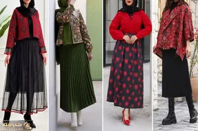 خوشگلترین دامن هایی که برای یلدا میتونید بپوشید؛ اینا یه سر و گردن از هر مدلی بالاترن