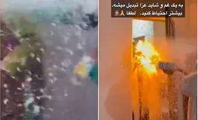 جشن تولد برای معلم و برف شادی و آتش گرفتن آقای معلم