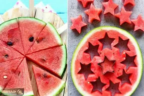 ایده های خلاقانه؛ قاچ کردن قرتی هندوانه