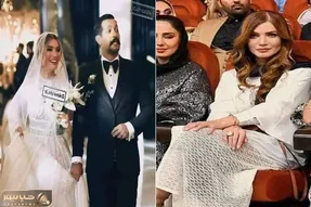 اولین عکس زوج متین ستوده و کامران تفتی بعد عروسیشون؛ چه ست شکلاتی و پلنگی زدن مد روزه