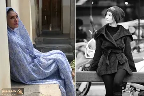 ساناز سعیدی لاغر و استخونی کنار رفیق پر پروتزش؛ خونه زندگیش چه لوکس و فلسفیه!