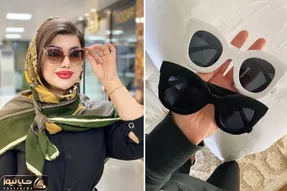 عجبا صد مدل عینک آفتابی گذاشتم هیچ کدوم بهم نمیاد / واسه فیس گرد این عینکا خوخو ترینه