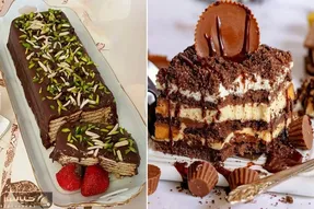طرز تهیه کیک یخچالی/ اگه فر نداری یا حوصله خمیر درست کردن نداری این دسر جوابه